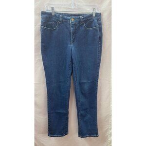 Charter Club Women's Size 4s Lexington Straight 5 Pocket Denim Jeans